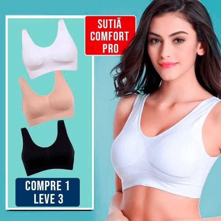 Liberte-se do Desconforto com Flexi Confort - O Sutiã que Transforma sua Experiência!(Compre 1, Leve 3)