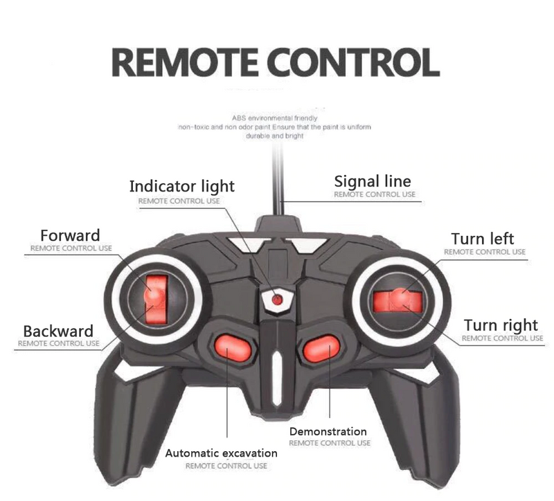 Escavadeira de Controle Remoto