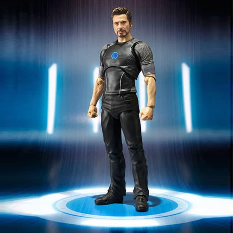 Miniatura Tony Stark - Homem de Ferro 3 - Mark 42 - 15cm